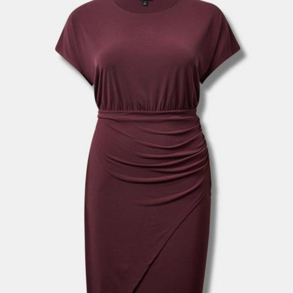 Torrid burgundy dress (18-20) NWT